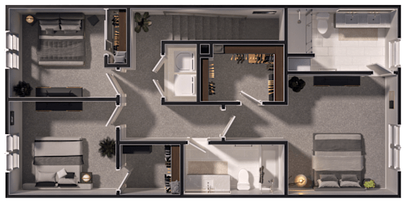 The Crest Second Floor at Copper Creek Apartments, Las Vegas Nevada