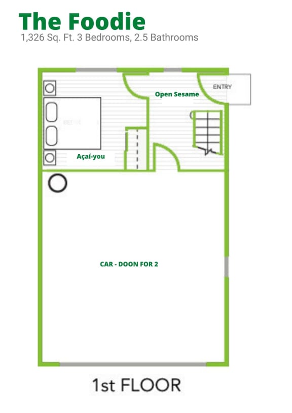 Habitat The Foodie 3 Bedroom