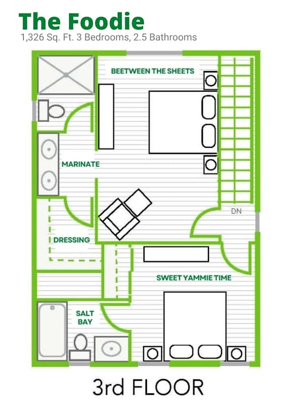 Habitat The Foodie 3 Bedroom