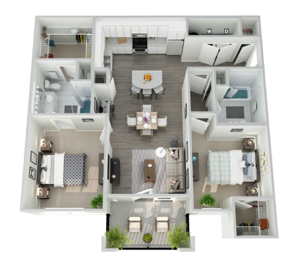 Floor Plan  bedroom floor plan an open concept living room and dining area with a fireplace and a balcony with