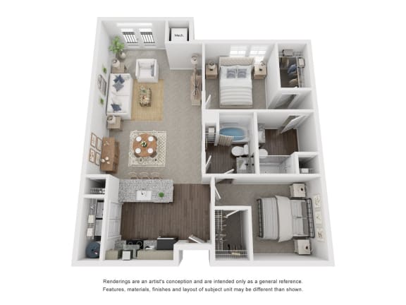 a 1 bedroom floor plan  summit  503 sq ft