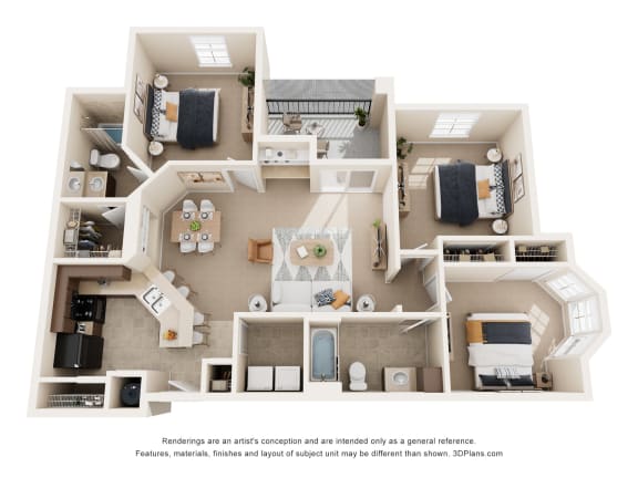 a floor plan of a 1 bedroom apartment with a bathroom and a living room