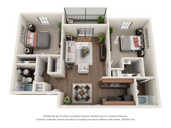 Ocean Oaks Mediterranean Floor Plan