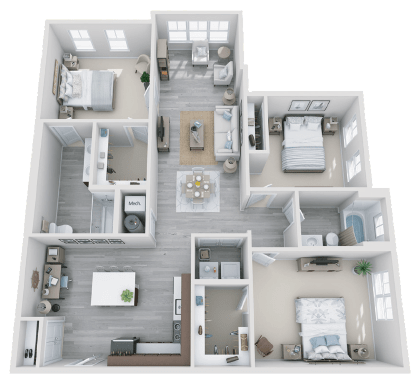a floor plan image of the enclave at tranquility lake apartments in riverview, fl