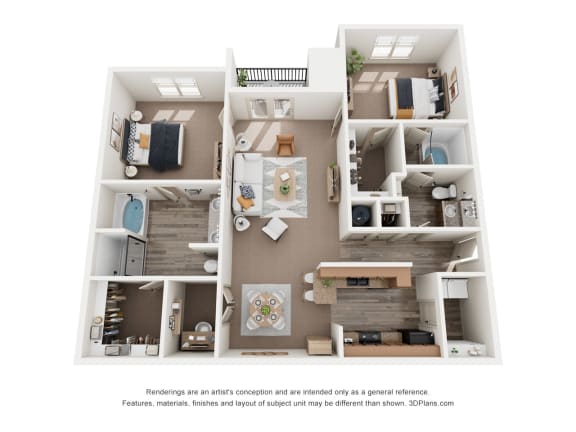 a floor plan of a 1 bedroom192 sq ft house