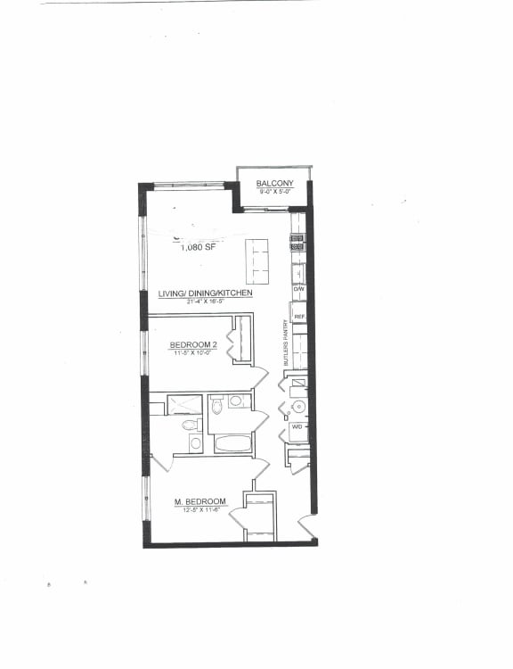 2 bed 2 bath H 2 bed 2 bath H at Wells Place Apartments, Illinois, 60607