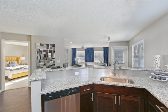 Open Kitchen at Brookdale Lakes, Naperville, Illinois