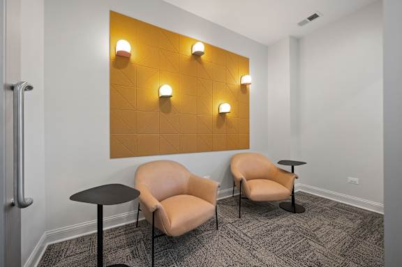 Private conference room for resident use.