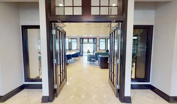 Entry door at Regency Place, Oakbrook Terrace, IL, 60181