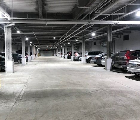 Garage area at Central Station, Illinois