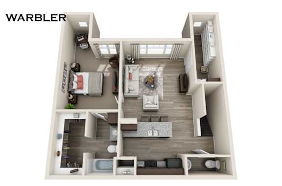 Warbler Floorplan at Fountain Ridge, Pleasant Prairie