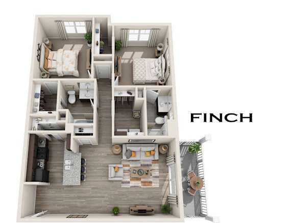 Finch Floorplan at Fountain Ridge, Wisconsin