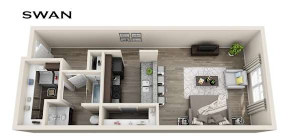 Swan Floorplan at Fountain Ridge, Pleasant Prairie