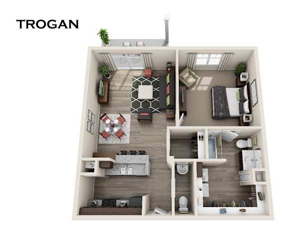 TROGAN Floorplan at Fountain Ridge, Wisconsin