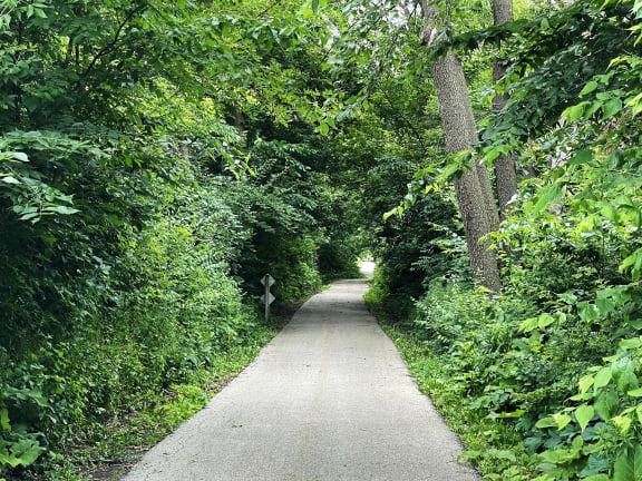 Bike Path at Enclave Crystal Lake Townhomes and Apartments, Illinois