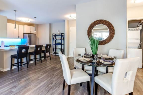 Dining area at Apex 41, Lombard