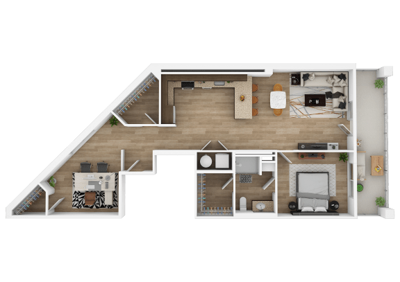 the bedroom floor plan of 2100 sq ft