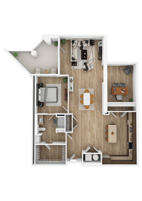Floor Plan  a1 floor plan  the residences at sawmill estates apartments in