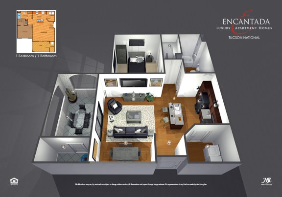 a 3d rendering of a residential floor plan of a house