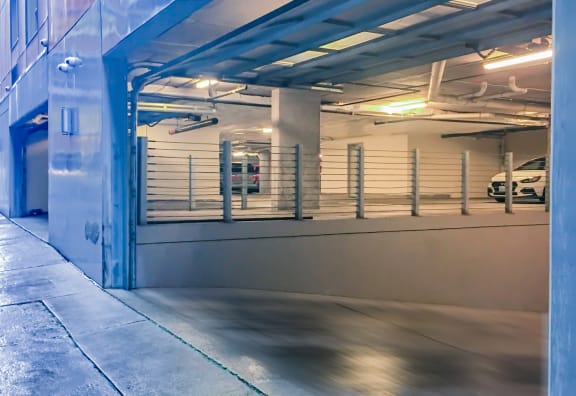 boxcar garage entrance