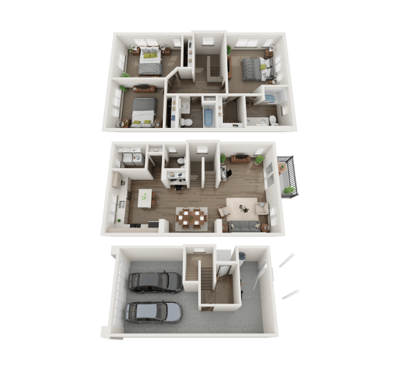 maple 3 bedroom town home