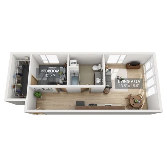 Boxcar Passenger Floor Plan