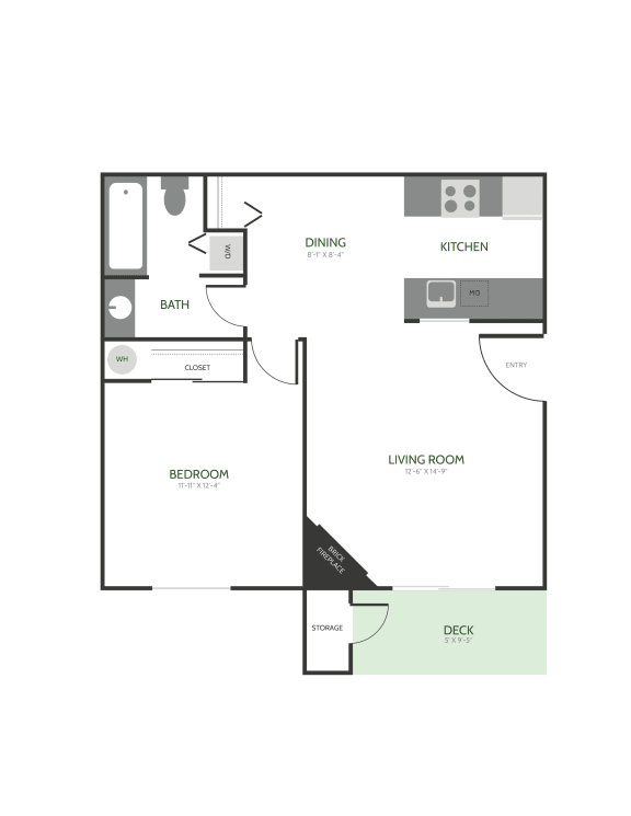 Floor Plans of Alderbrooke in Lynnwood, WA