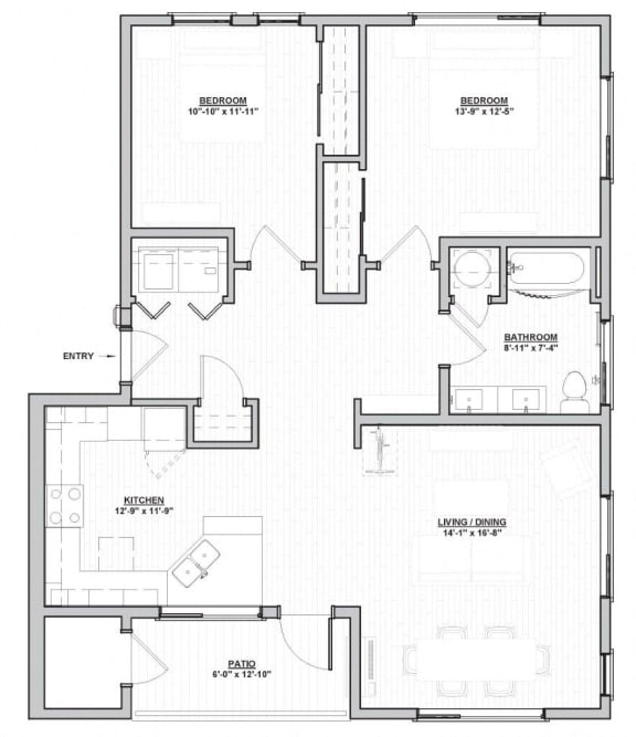 a blueprint of a floor plan of a house