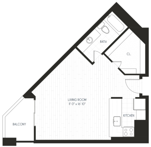 Floor Plan  a floor plan of a house with an attic room and a bedroom
