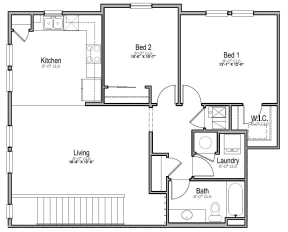 Floor Plans of Villas at Stone Trace in Denver, CO