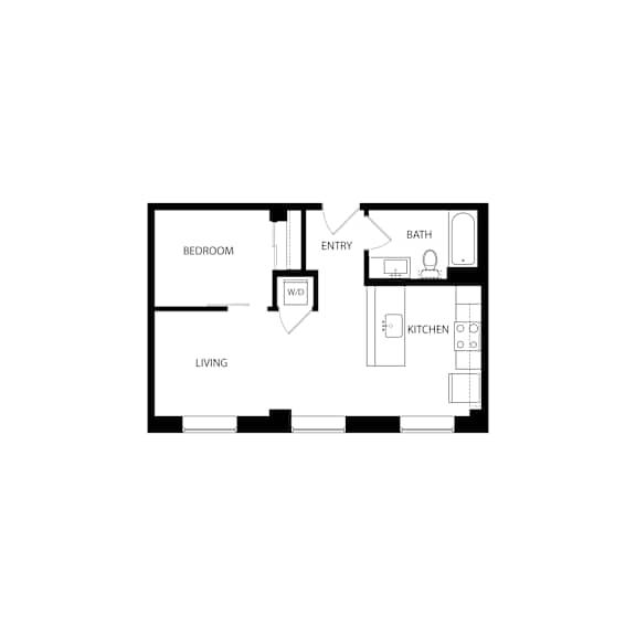Floor Plan  A2 10 Tier Floor Plan at Residences at Delmar Divine, St. Louis, MO