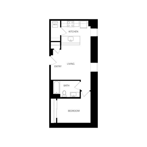 A4 17 18 33 34 Tier Floor Plan at Residences at Delmar Divine, St. Louis, Missouri