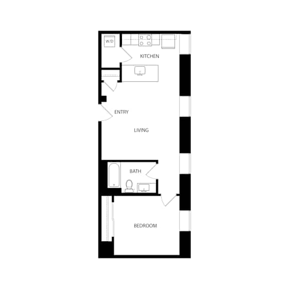 A4 Plus 42 Tier Floor Plan at Residences at Delmar Divine, Missouri