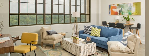 Virtually Staged Furniture at Parcels at Concourse, Memphis, TN