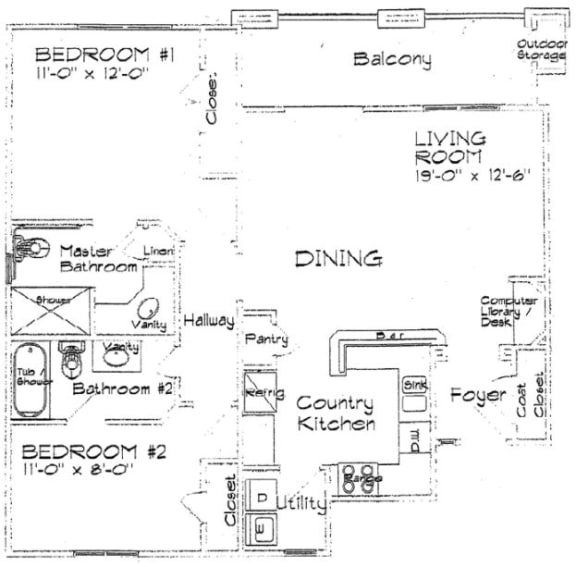 Floor Plans of Buena Vista Seniors Community in Cleburne, TX