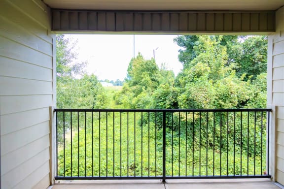 a balcony with a view