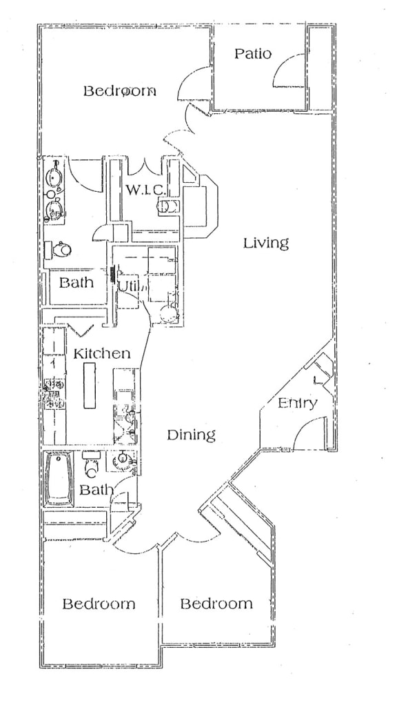 the floor plan of the house