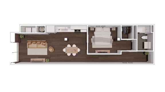 D1.2 Floor Plan at The Mill at Prattville, Alabama