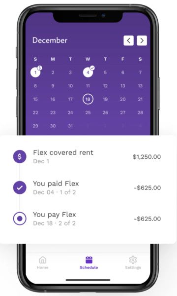 a iphone with a purple screen and a white background