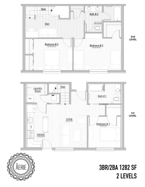 the floor plans for the different units of the house