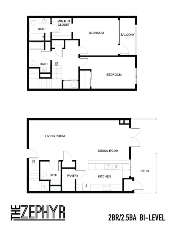 the floor plans for the apartments include a bedroom and a living room