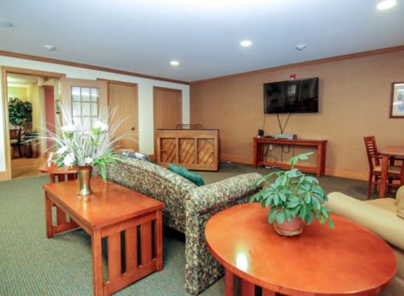 Comfy community sitting space