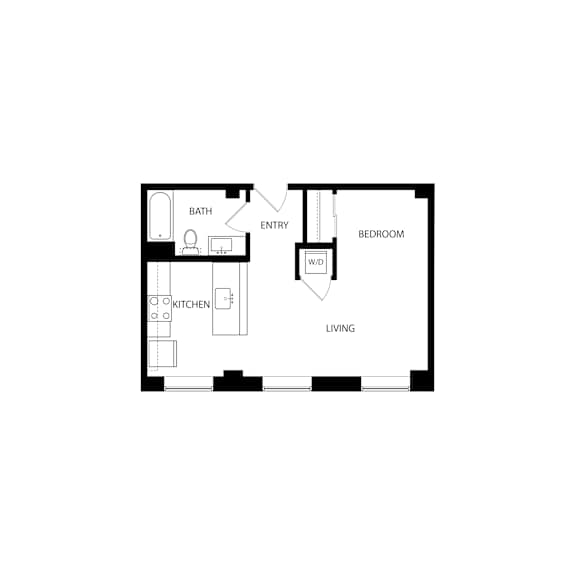 Floor Plan  S2 Floor Plan at Residences at Delmar Divine, Missouri, 63112