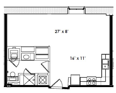 S3 S5 Floor Plan at Lofts at Union Alley, Memphis, TN, 38103