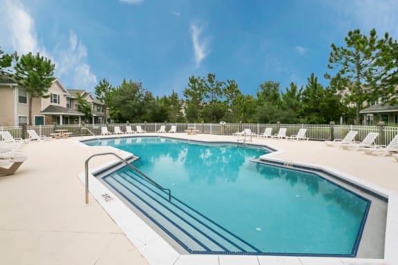 take a dip in our resort style pool