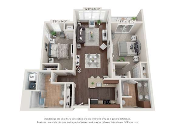 apartment 314 floor plan image