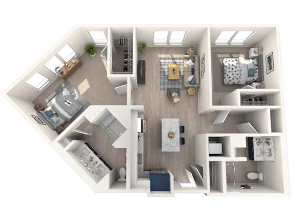 536_Two_Bed_Two_Bath_Medium_Floor_Plan_Image