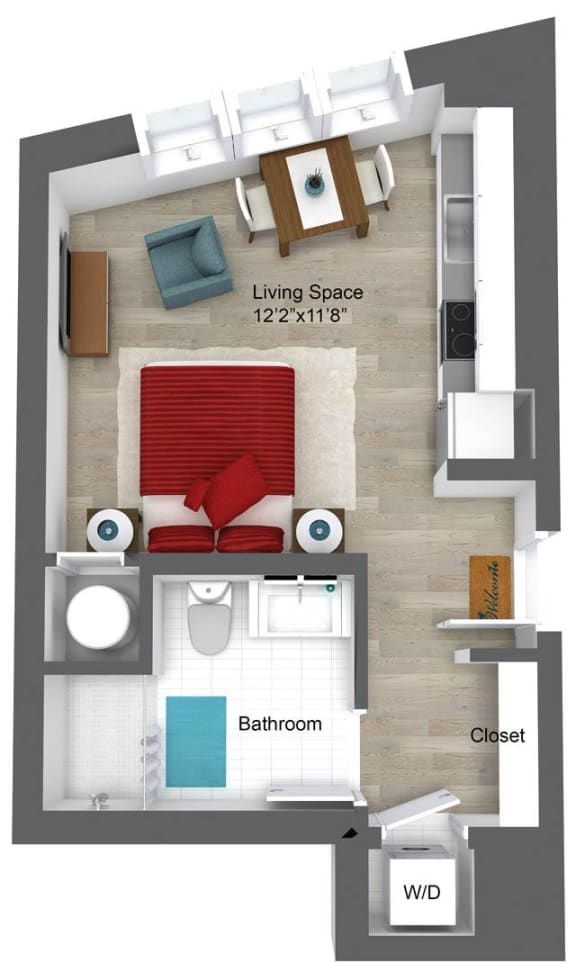 Floor Plan 30 at Union 346, Somerville, MA