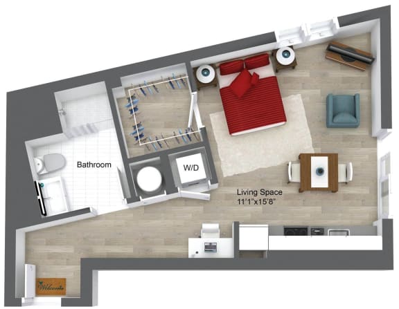 Floor Plan 32 at Union 346, Somerville, Massachusetts