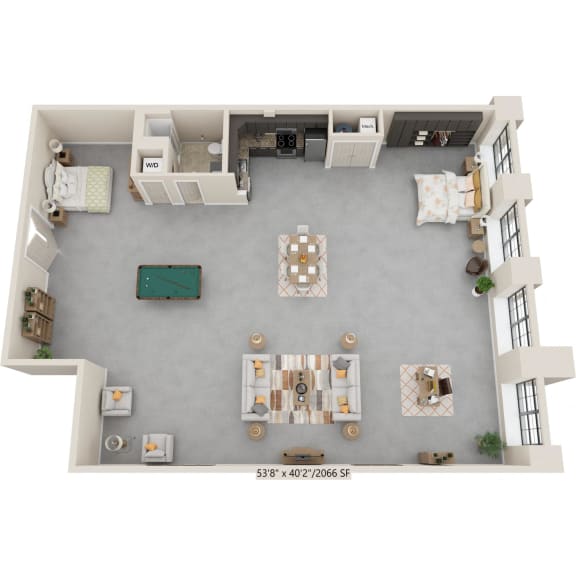 a floor plan of our apartments
